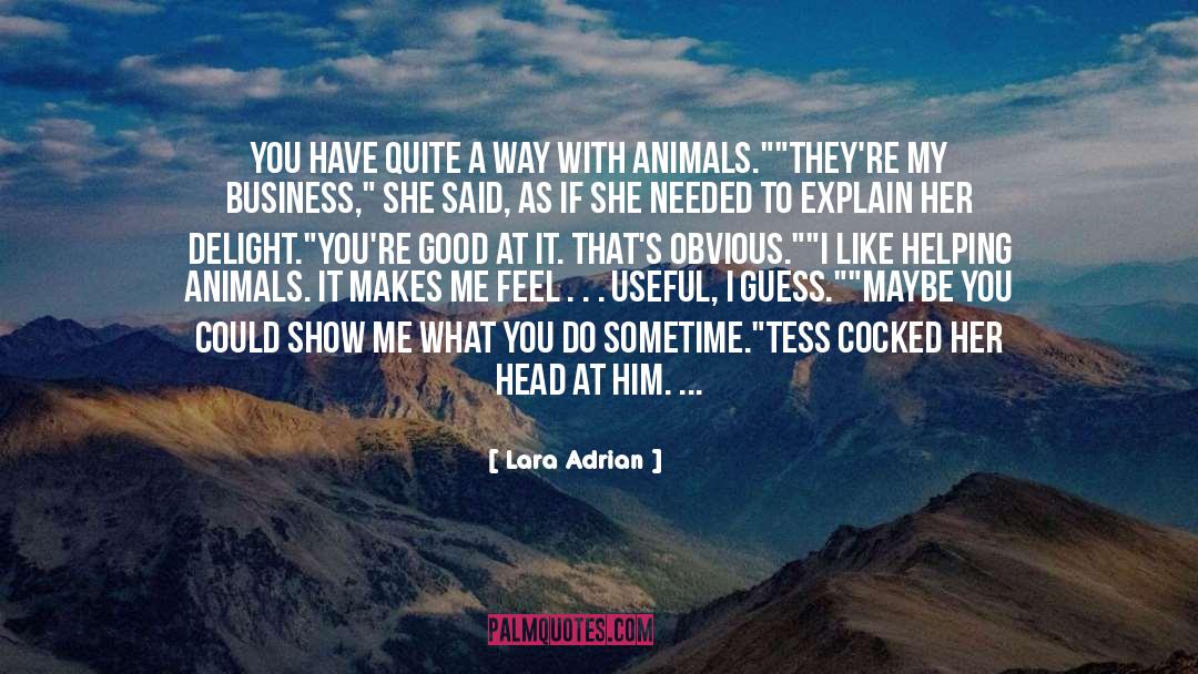 Feel Good Romance quotes by Lara Adrian