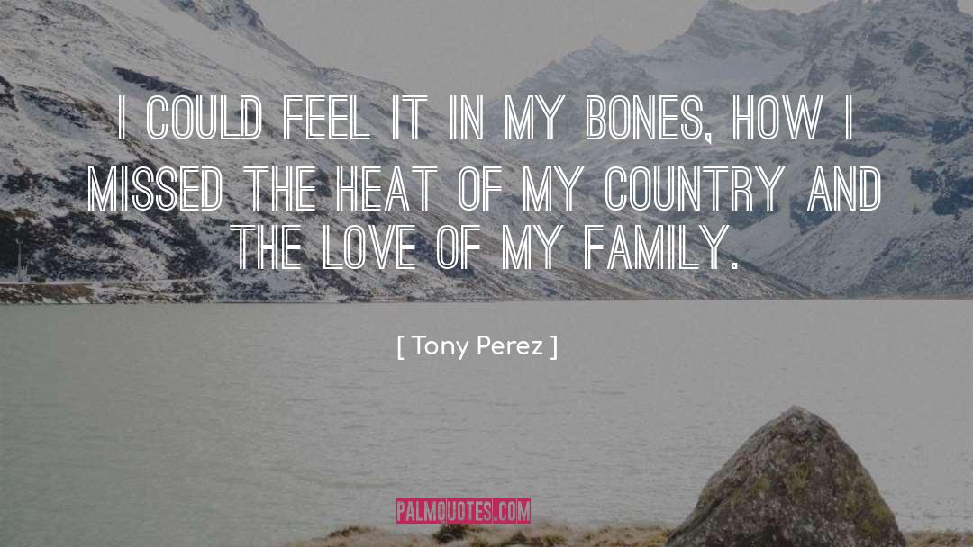 Feel It In My Bones quotes by Tony Perez