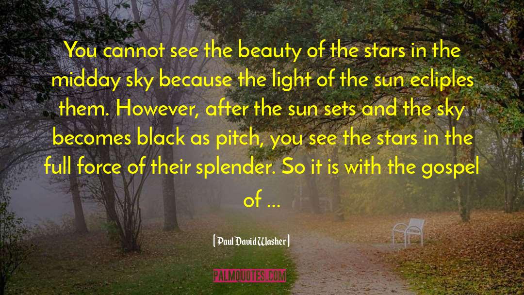 Feel The Beauty quotes by Paul David Washer