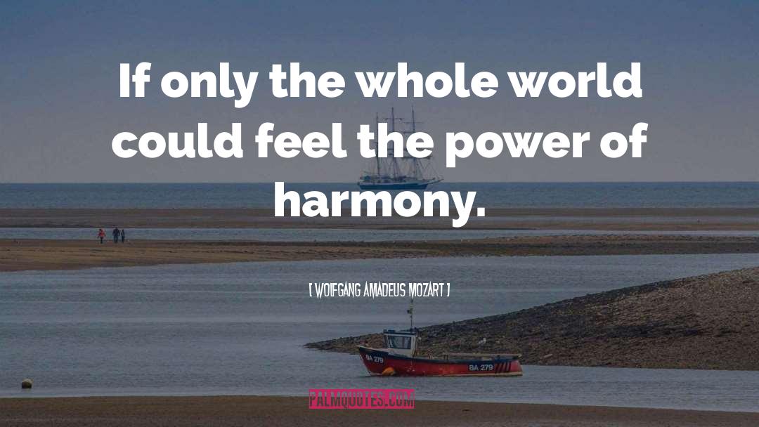 Feel The Power quotes by Wolfgang Amadeus Mozart