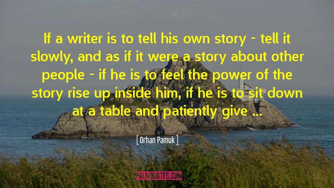 Feel The Power quotes by Orhan Pamuk