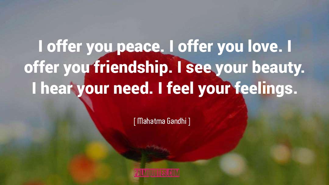 Feel Your Feelings quotes by Mahatma Gandhi