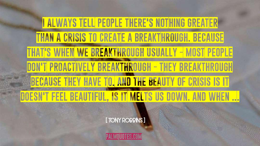 Feeling Beautiful quotes by Tony Robbins