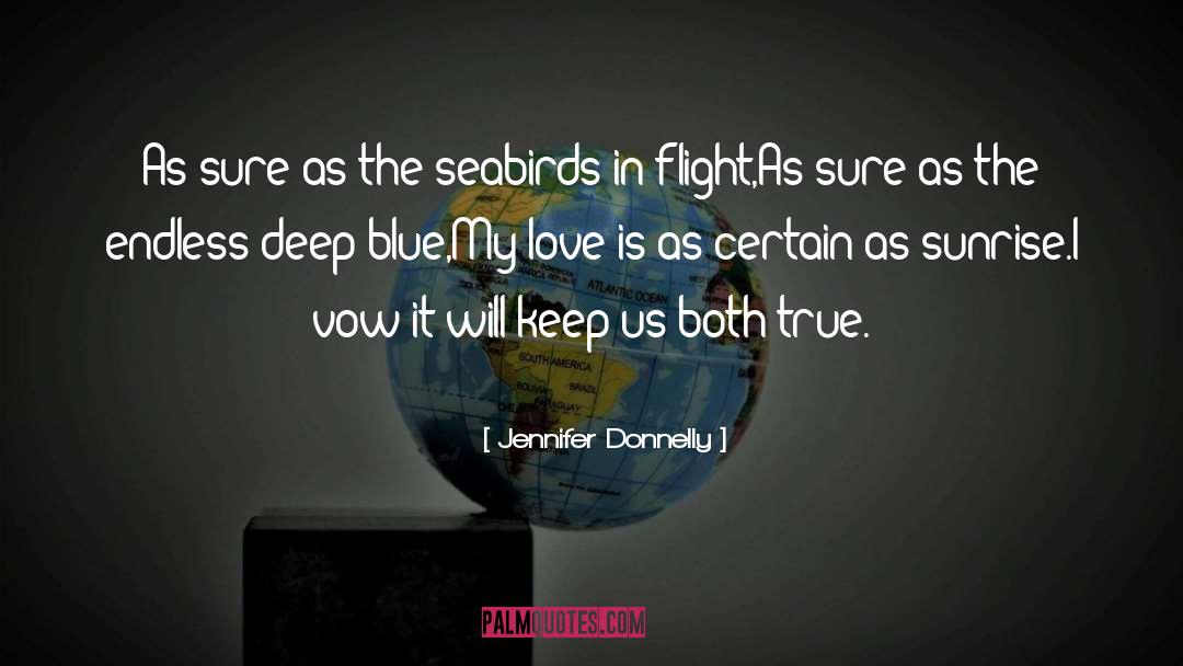 Feeling Blue Love quotes by Jennifer Donnelly
