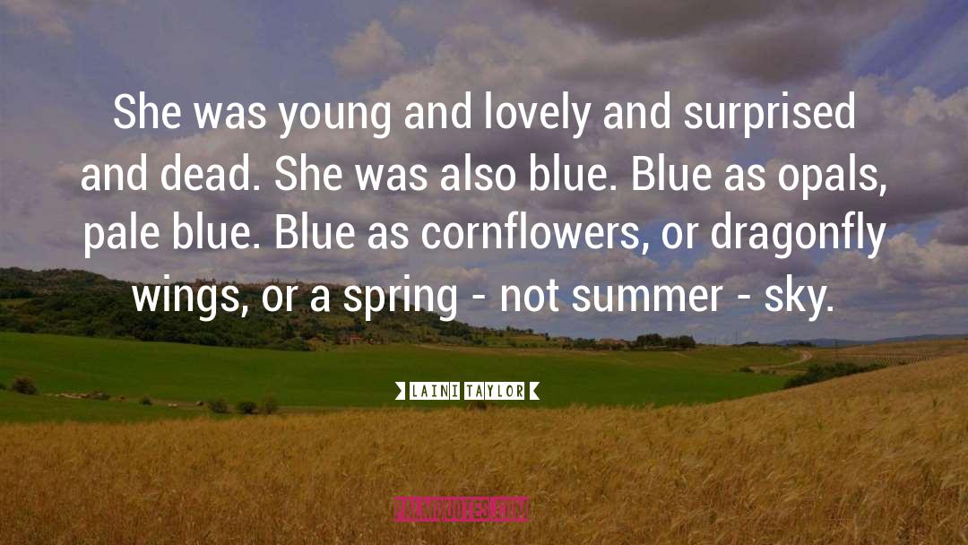 Feeling Blue Picture quotes by Laini Taylor