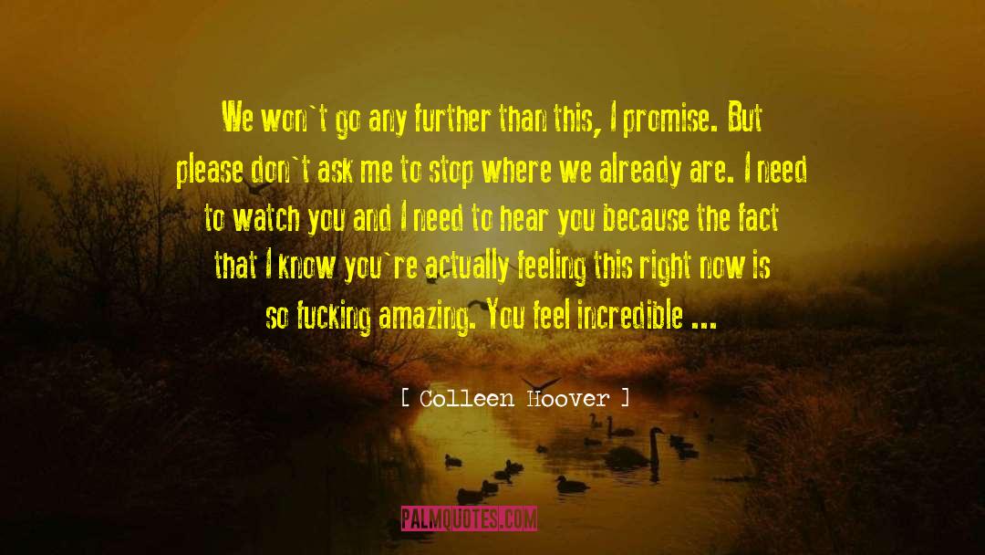 Feeling Deeply quotes by Colleen Hoover