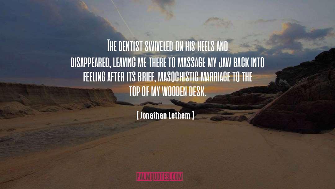 Feeling Depressed quotes by Jonathan Lethem