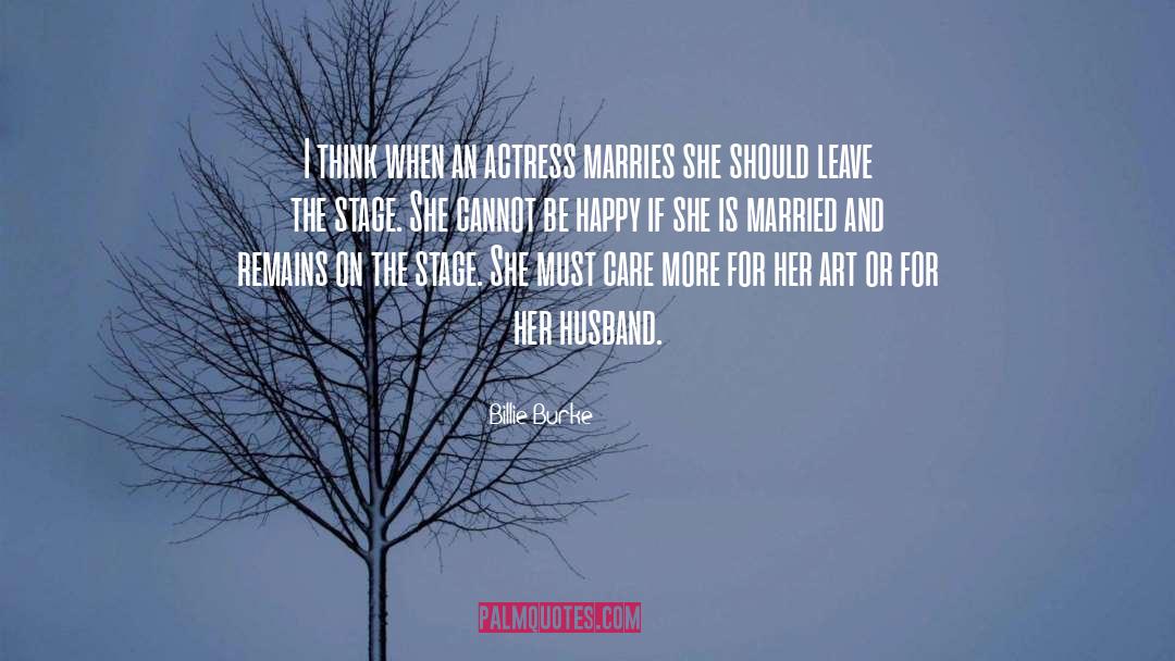 Feeling Happy With My Husband quotes by Billie Burke