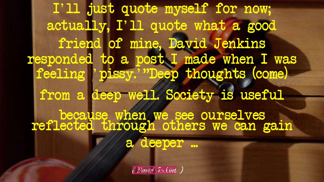 Feeling Important quotes by David Jenkins