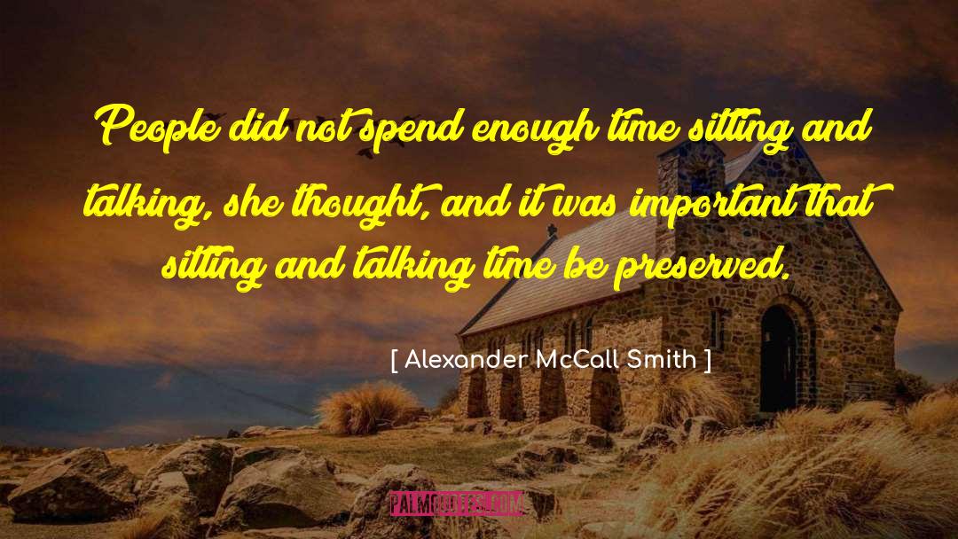 Feeling Important quotes by Alexander McCall Smith