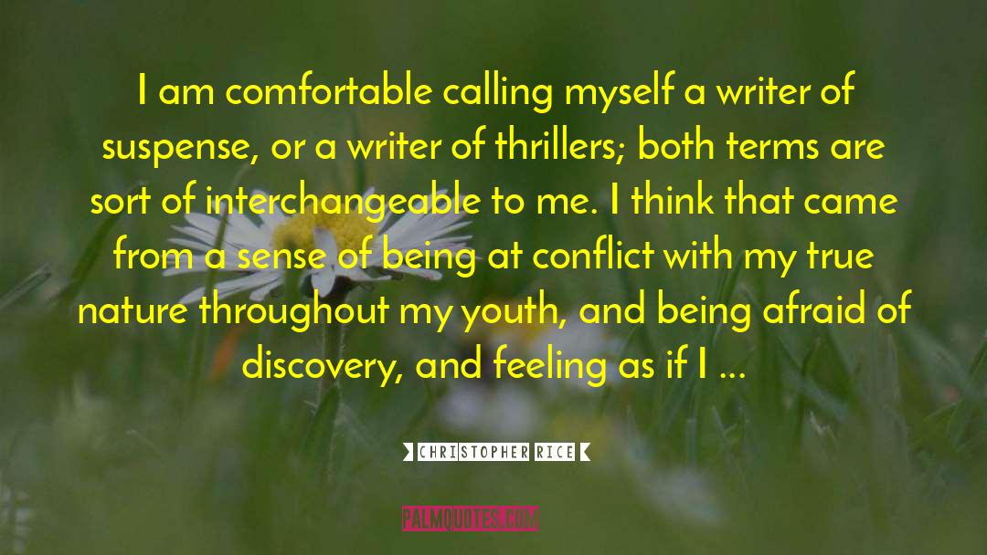 Feeling Insecure quotes by Christopher Rice