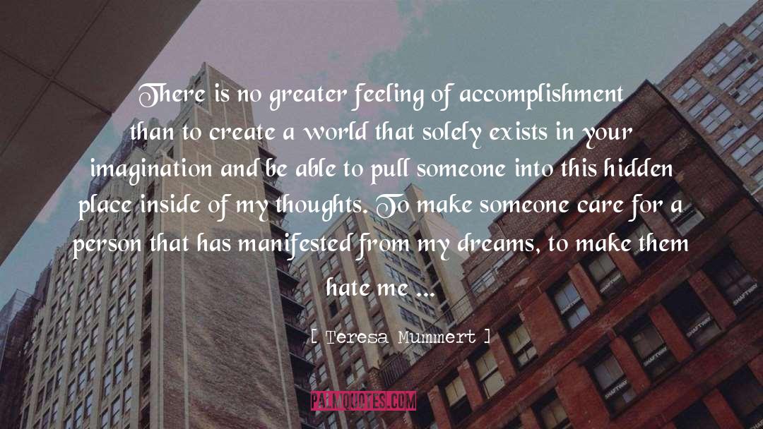 Feeling Insecure quotes by Teresa Mummert