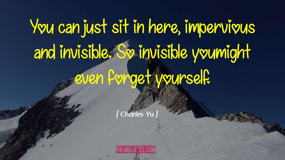 Feeling Invisible In A Relationship quotes by Charles Yu