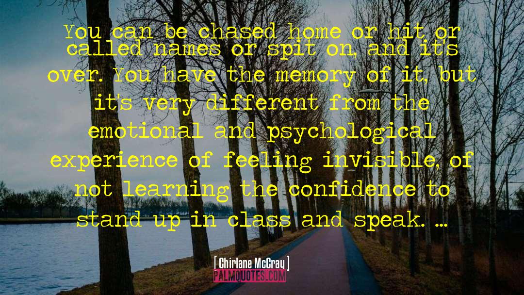Feeling Invisible quotes by Chirlane McCray