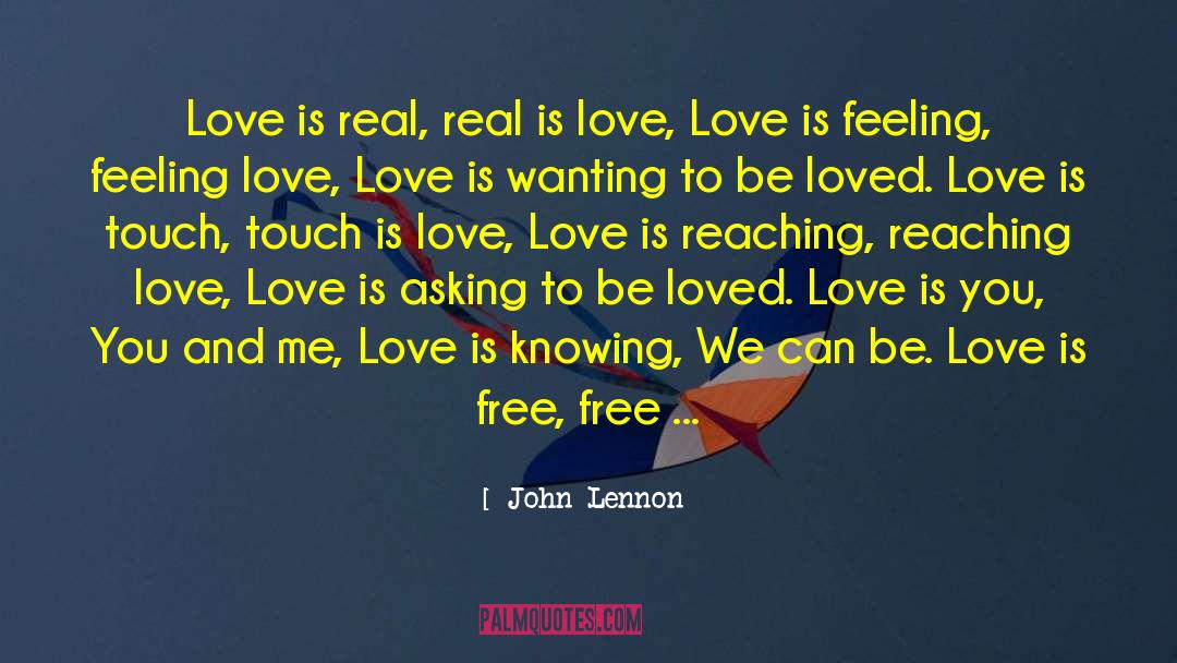 Feeling Love quotes by John Lennon