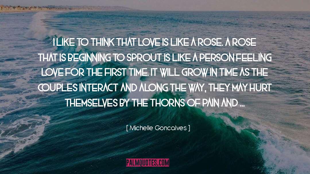 Feeling Love quotes by Michelle Goncalves