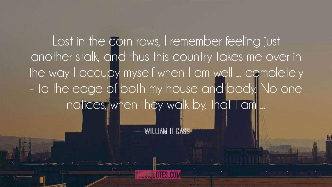 Feeling Lucky quotes by William H Gass