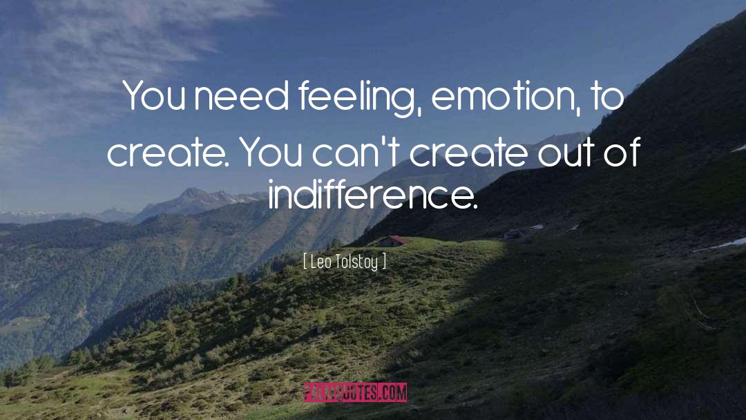Feeling Management quotes by Leo Tolstoy