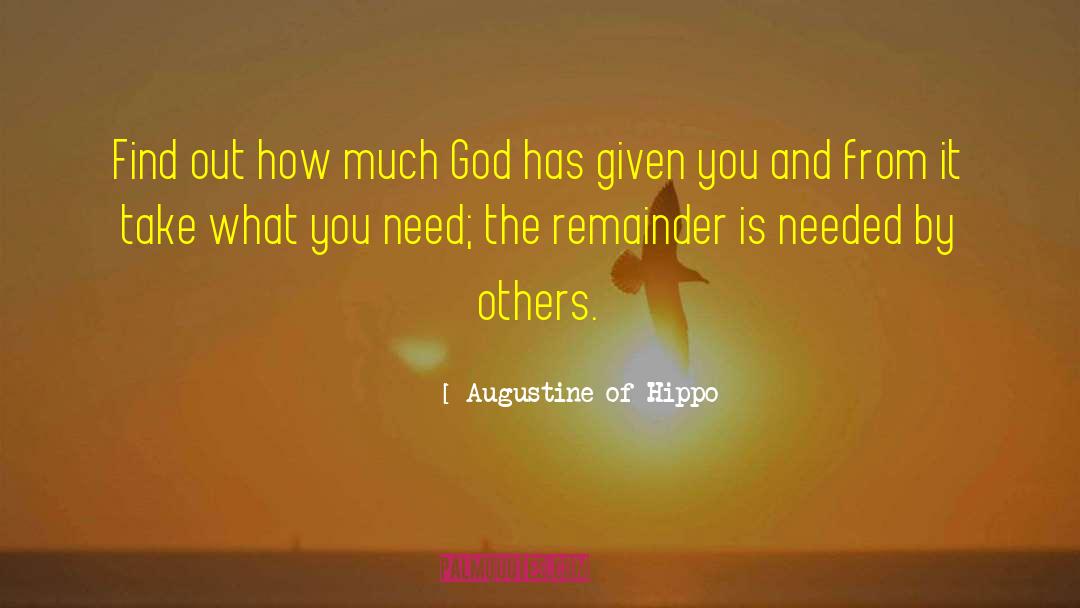 Feeling Needed quotes by Augustine Of Hippo