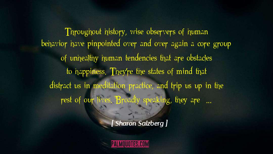 Feeling Overwhelmed quotes by Sharon Salzberg