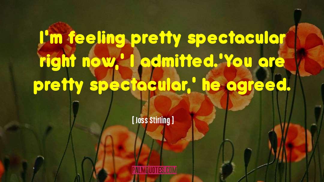 Feeling Pretty quotes by Joss Stirling