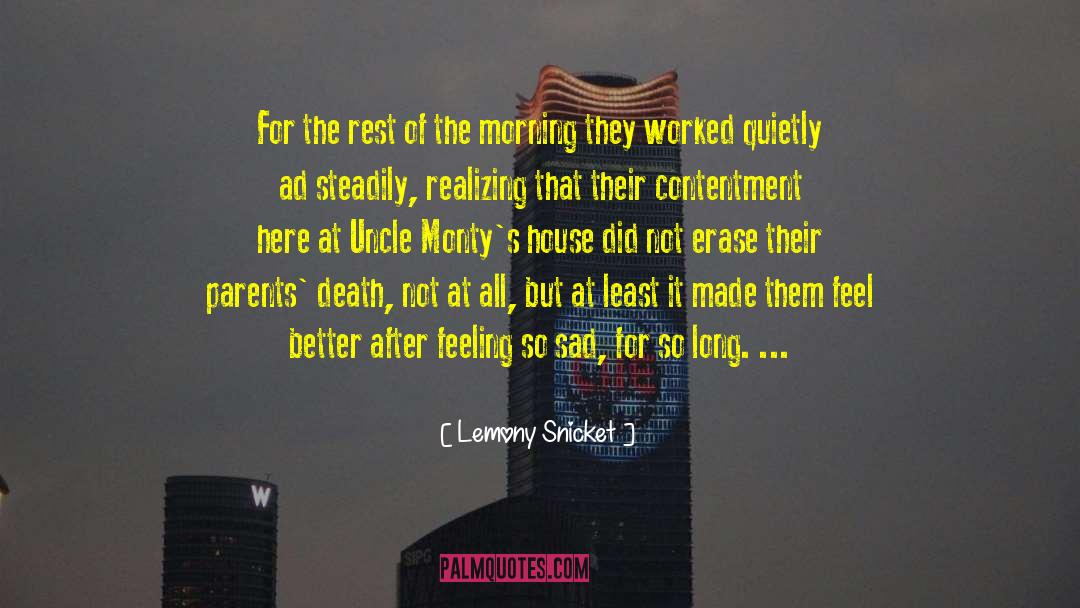 Feeling Sad After Death quotes by Lemony Snicket