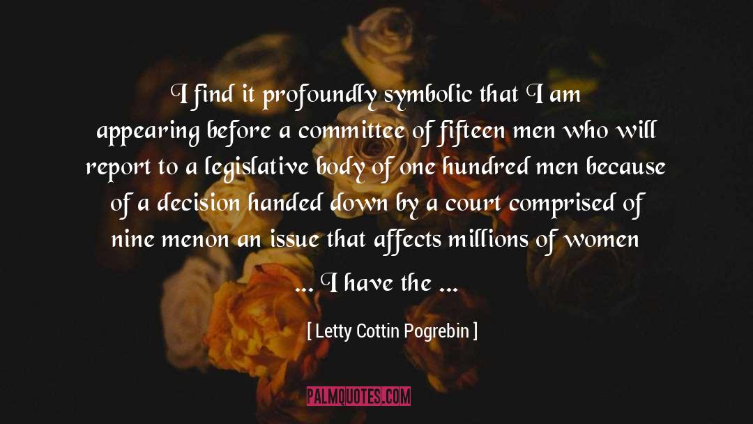 Feeling Sad quotes by Letty Cottin Pogrebin