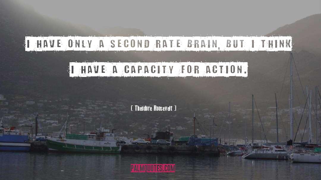 Feeling Second Rate quotes by Theodore Roosevelt