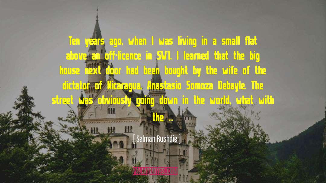Feeling Small In A Big World quotes by Salman Rushdie