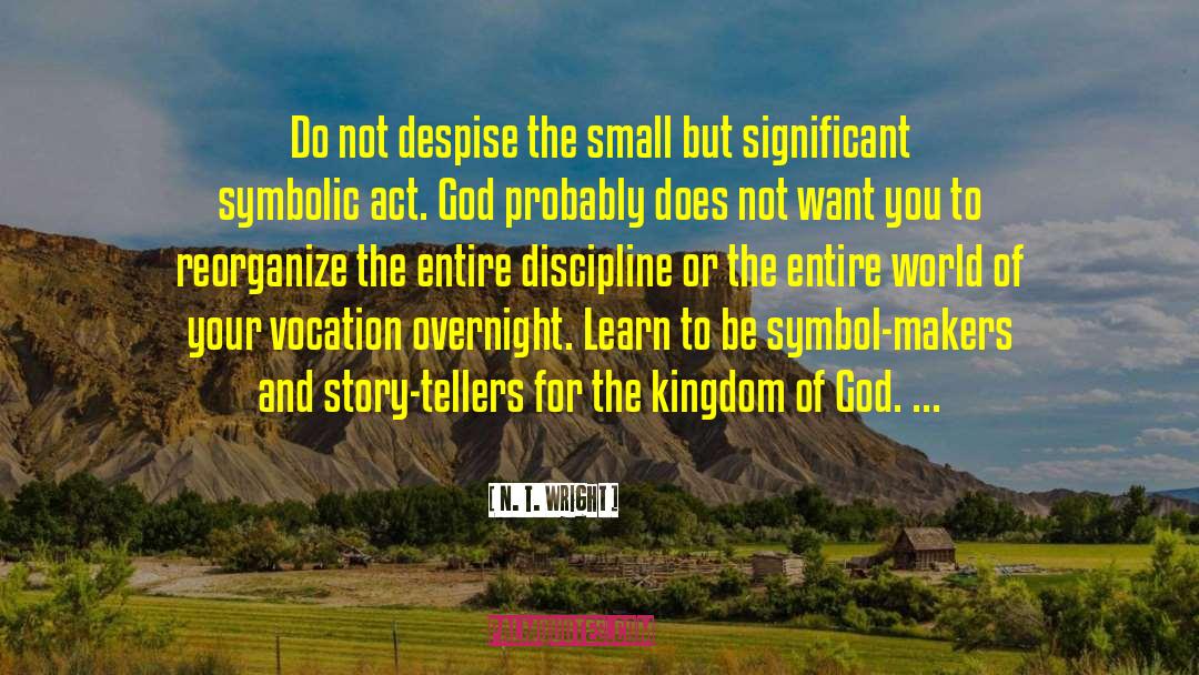Feeling Small quotes by N. T. Wright