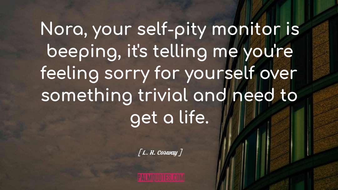 Feeling Sorry For Yourself quotes by L. H. Cosway