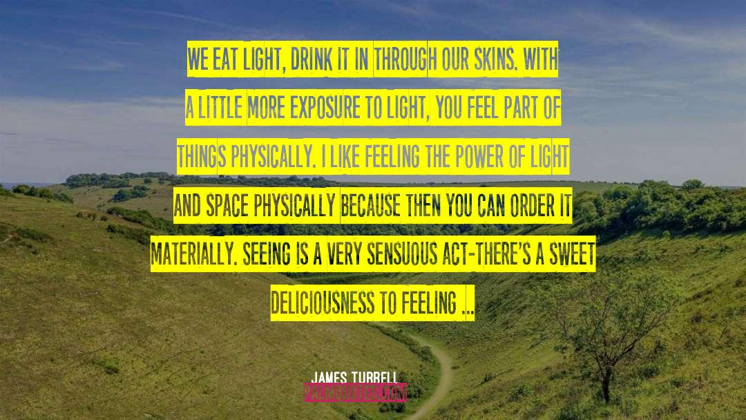Feeling Things Very Strongly quotes by James Turrell