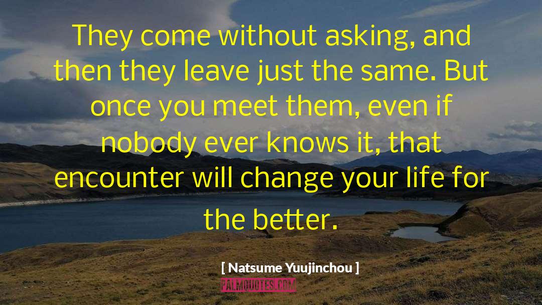 Feelings Life quotes by Natsume Yuujinchou