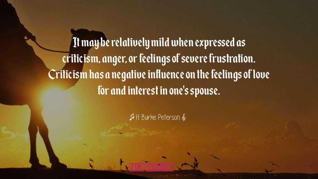 Feelings Of Love quotes by H. Burke Peterson