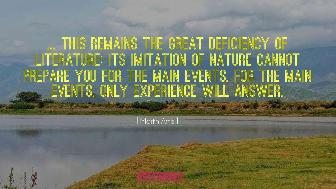 Feelings Of Nature quotes by Martin Amis