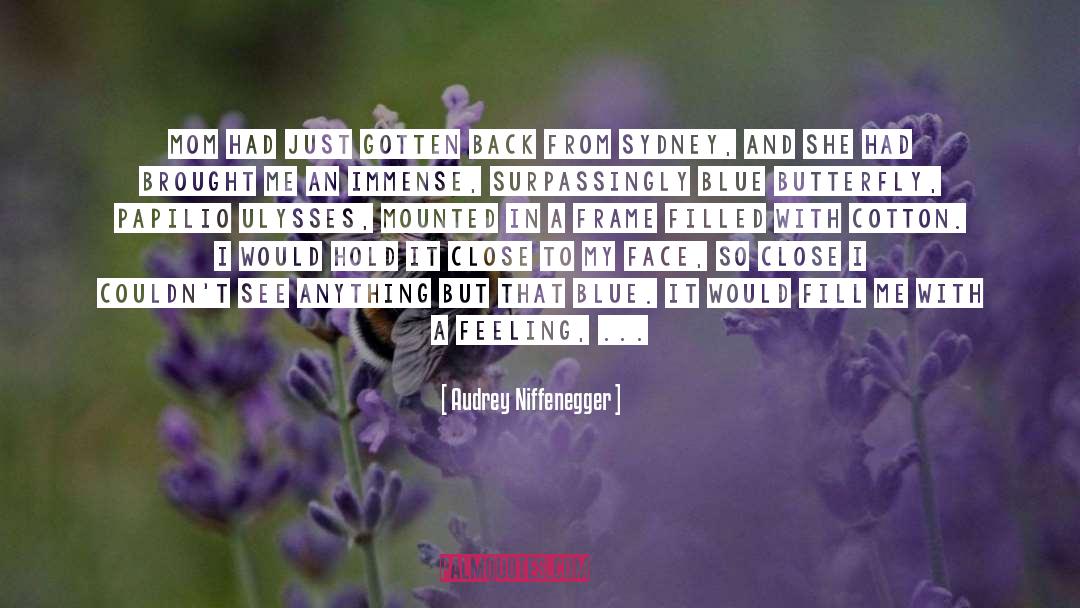 Feelings quotes by Audrey Niffenegger
