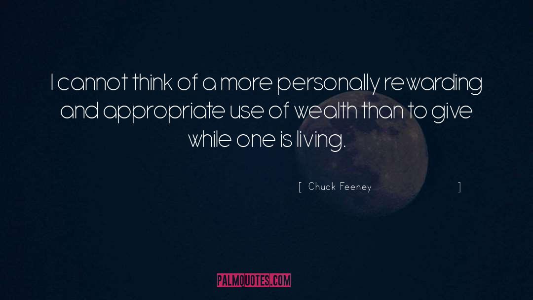 Feeney quotes by Chuck Feeney