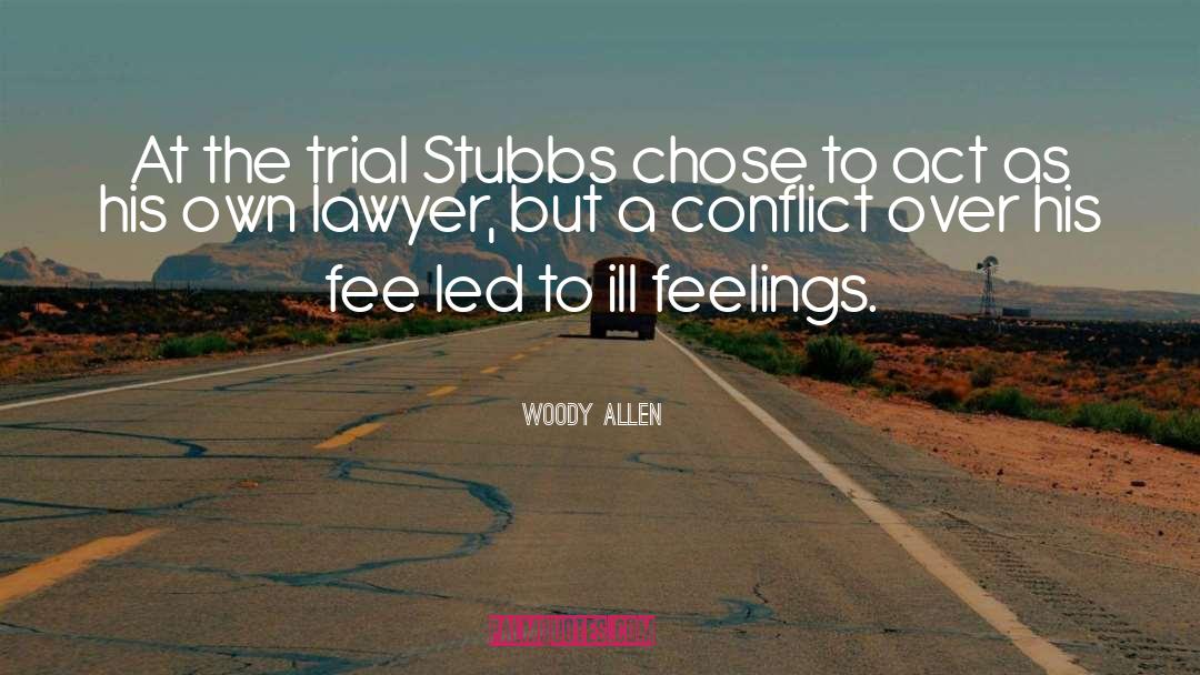 Fees quotes by Woody Allen