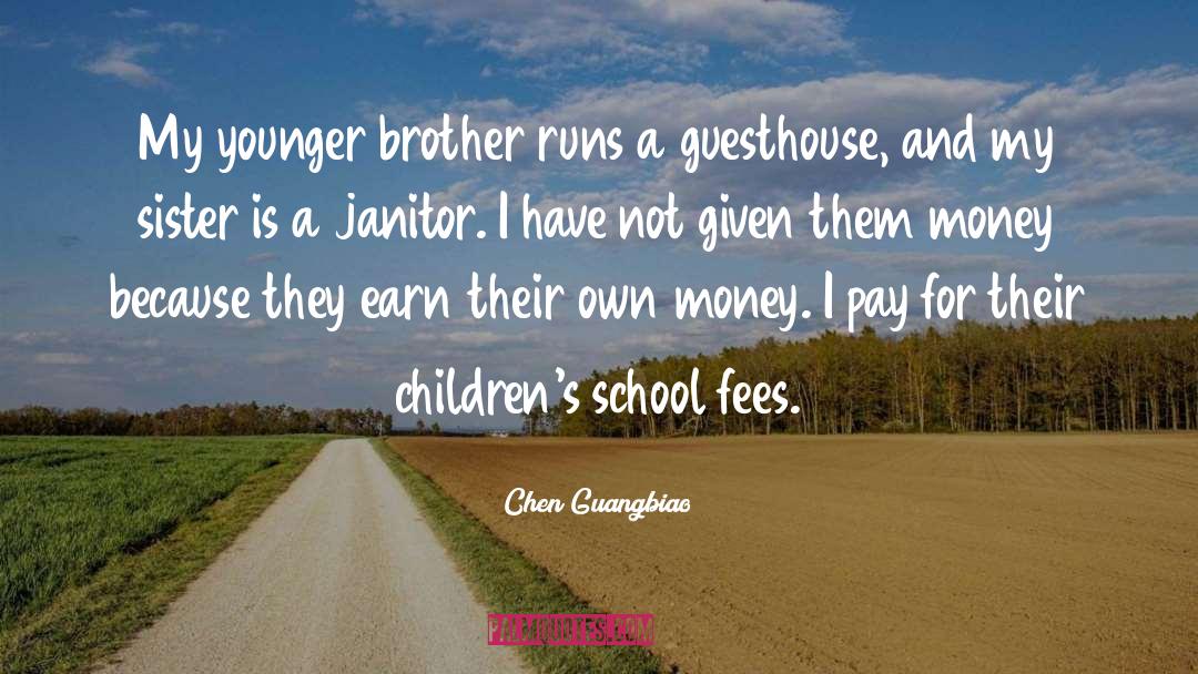 Fees quotes by Chen Guangbiao