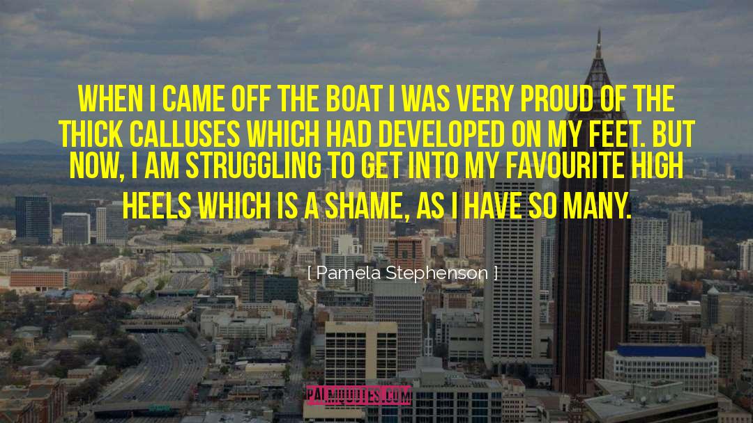 Feet Off The Ground quotes by Pamela Stephenson