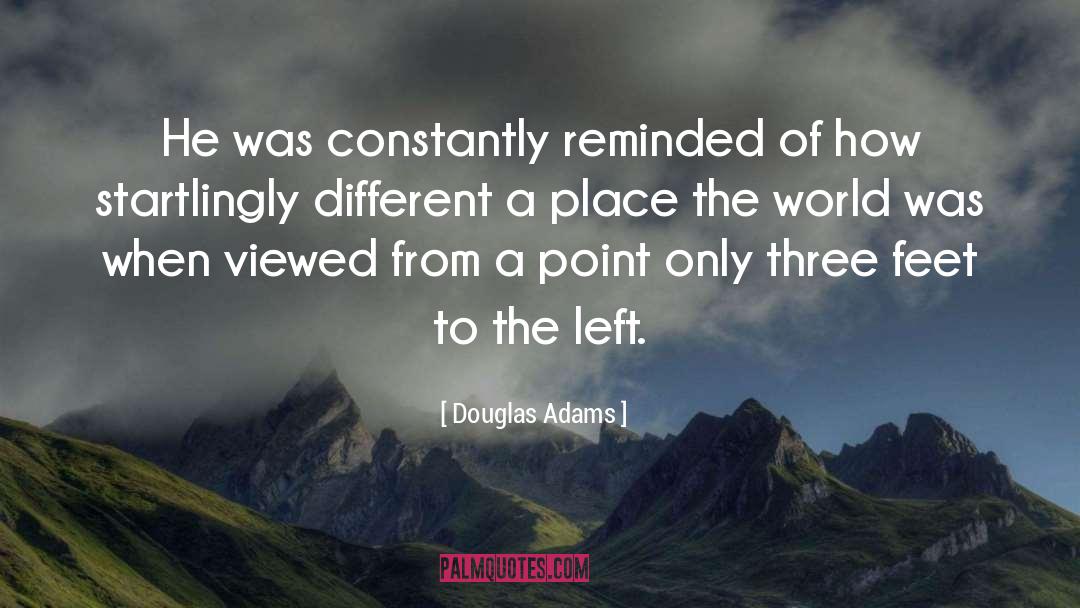 Feet quotes by Douglas Adams