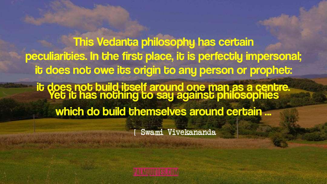 Fehlman Origin quotes by Swami Vivekananda