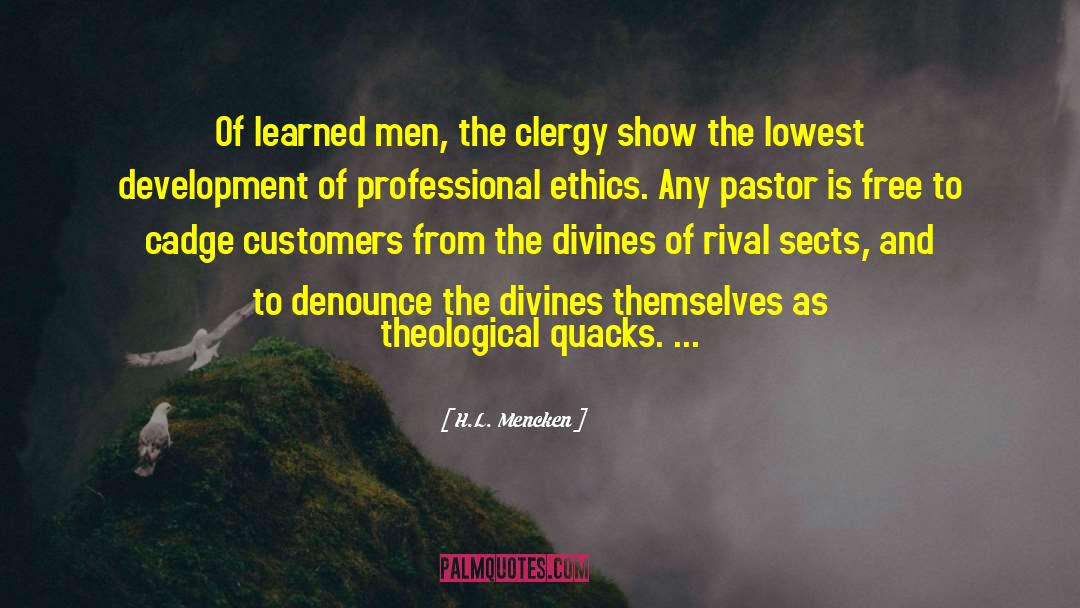 Fehrmann Pastor quotes by H.L. Mencken