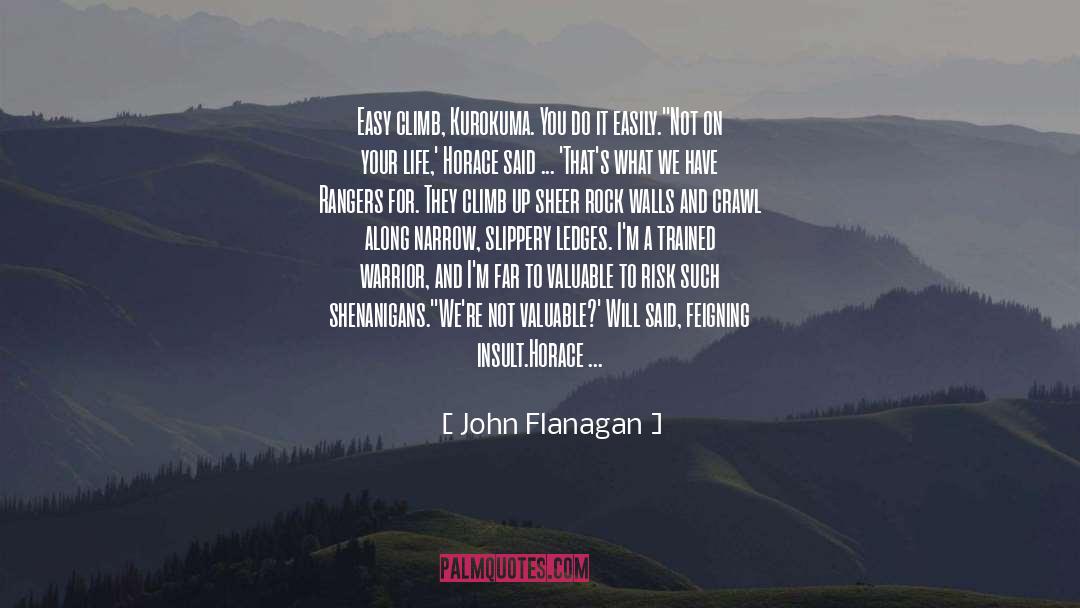 Feigning quotes by John Flanagan