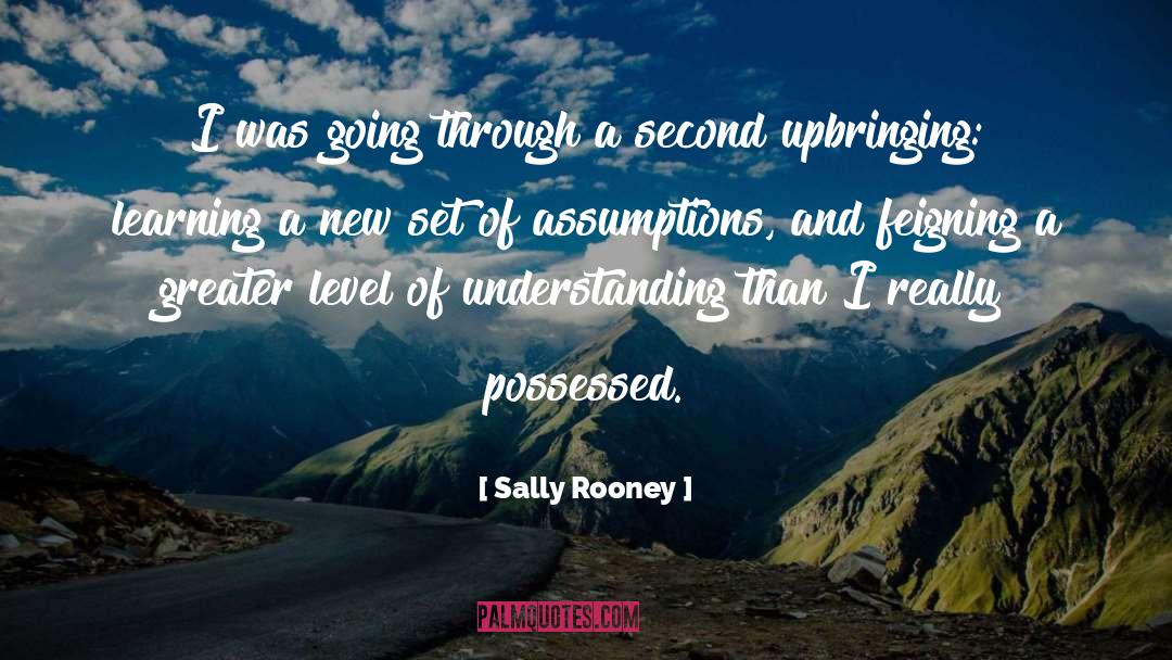 Feigning quotes by Sally Rooney