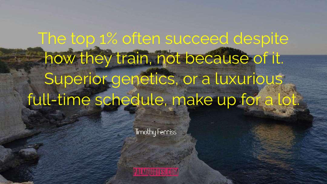 Feldblum Schedule quotes by Timothy Ferriss