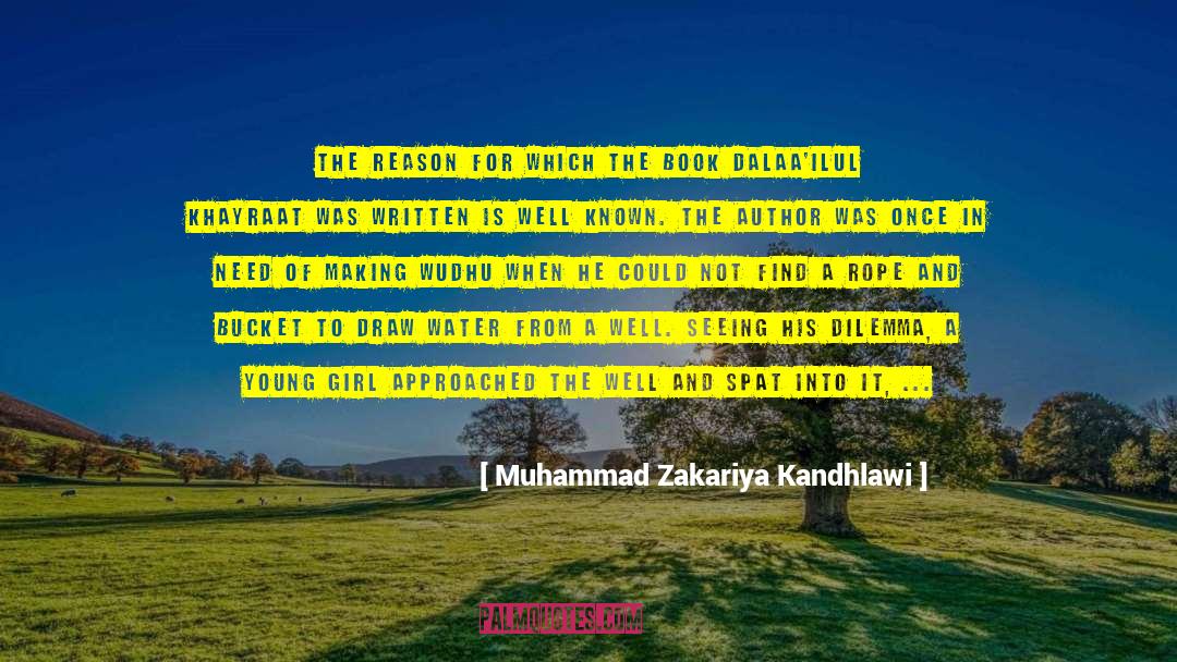 Feldick On The Need For Water quotes by Muhammad Zakariya Kandhlawi