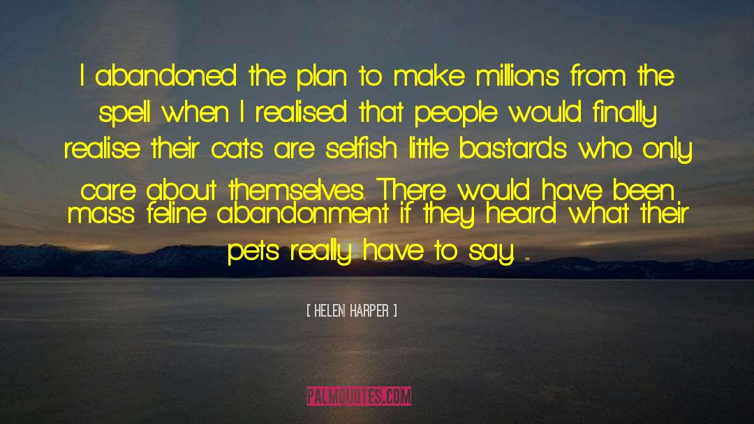 Feline quotes by Helen Harper