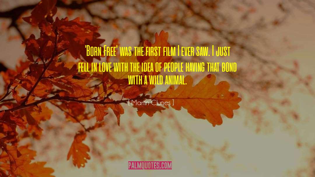 Fell In Love quotes by Martin Clunes