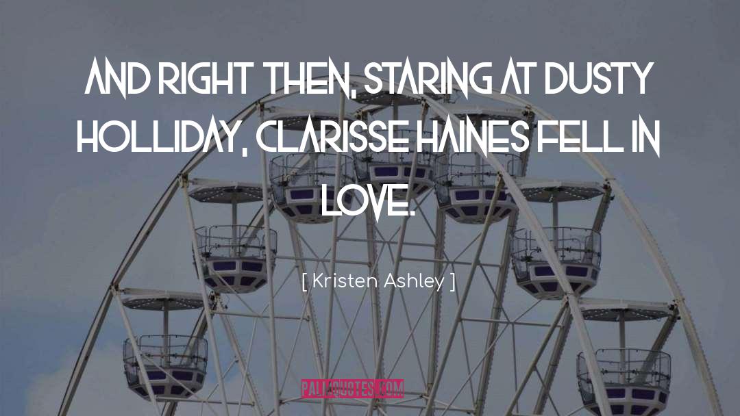 Fell In Love quotes by Kristen Ashley